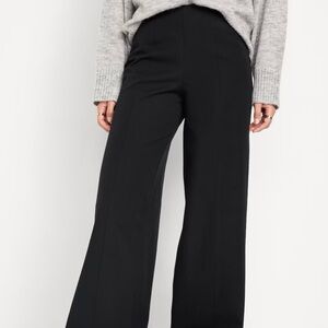 High-Waisted Pull-On Pixie Super Wide-Leg Pants | old navy